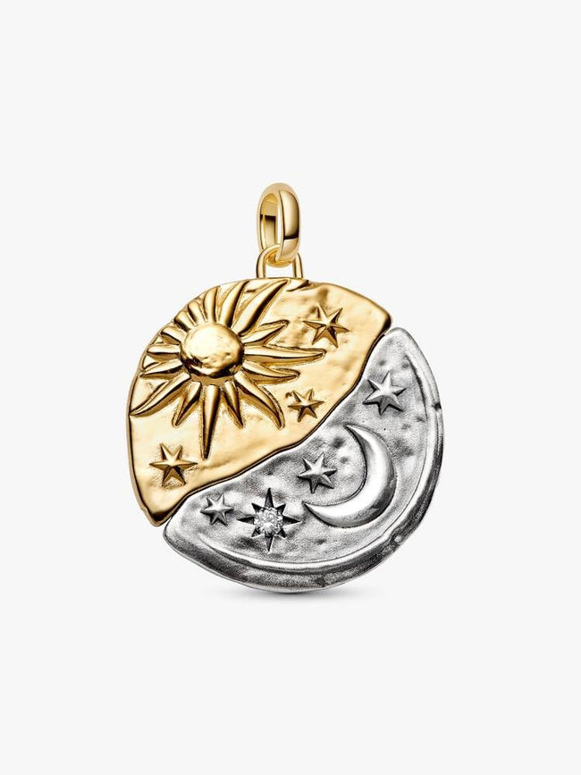 PANDORA TALISMAN | Charm Medallion XL Sole e Luna 