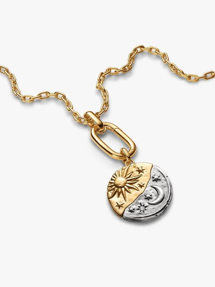 PANDORA TALISMAN | Charm Medallion XL Sole e Luna 