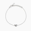 Mabina | Bracciale in argento con catena forzatina e farfalla VOILÀ | 534167