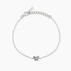 Mabina | Bracciale in argento con catena forzatina e farfalla VOILÀ | 534167