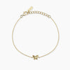 Mabina | Bracciale in argento dorato con farfalla VOILÀ | 534169