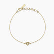 Mabina | Bracciale in argento dorato con cuore VOILÀ | 534170