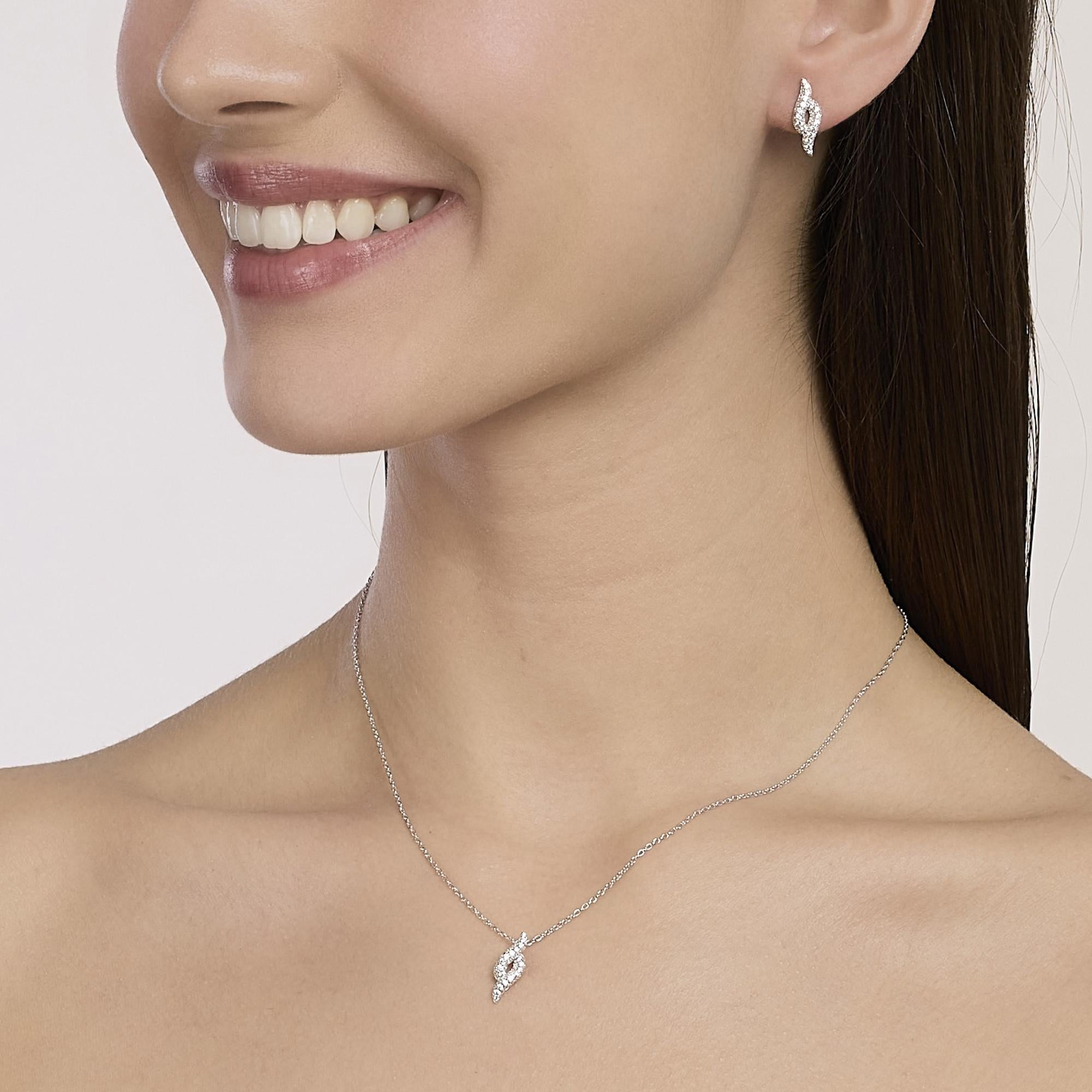 Mabina | Girocollo con pendente in pavé di zirconi MELODY | 553882
