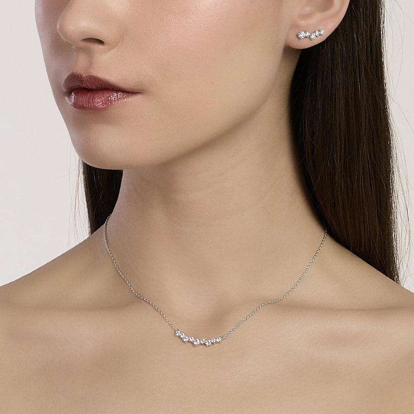 Mabina | Girocollo in argento con elemento in zirconi BELLA DI NOTTE | 553888
