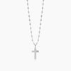 Mabina | Girocollo in argento con croce CREDI IN ME | 553890