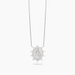 Mabina | Girocollo in argento con ciondolo Madonnina PROTEGGIMI | 553893