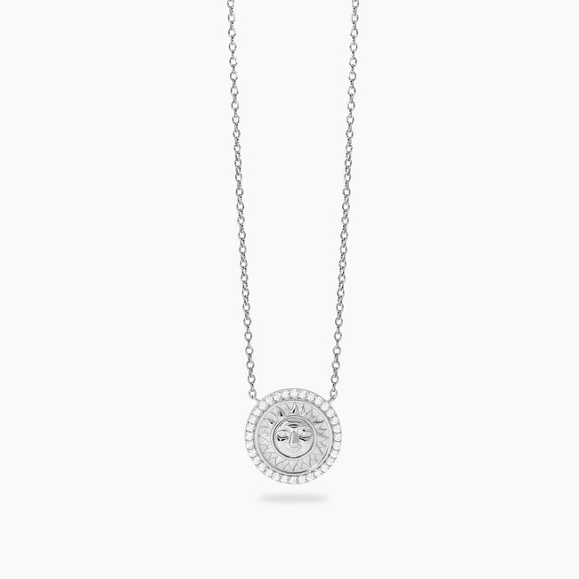 Mabina | Girocollo in argento con ciondolo sole FOLLOW THE SUN | 553898
