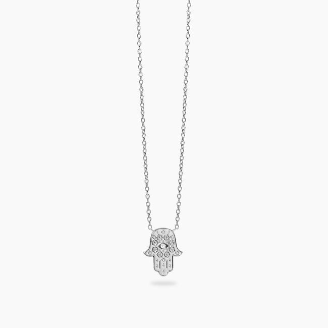 Mabina | Girocollo in argento con mano di Fatima POSITIVE ENERGY | 553899