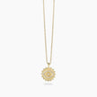 Mabina | Girocollo in argento dorato con ciondolo occhio LOOK AT ME | 553900