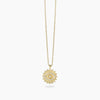 Mabina | Girocollo in argento dorato con ciondolo occhio LOOK AT ME | 553900