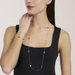 Mabina | Collana in argento dorato con pietre piccole multicolor GIULIETTA | 553910