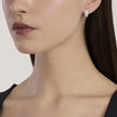 Mabina | Orecchini a cerchietto con pavé di zirconi GREAT | 563982