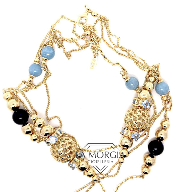 UNGARI | Collana Chanel Col. azzurro e blu | SCIANELLE CL 001