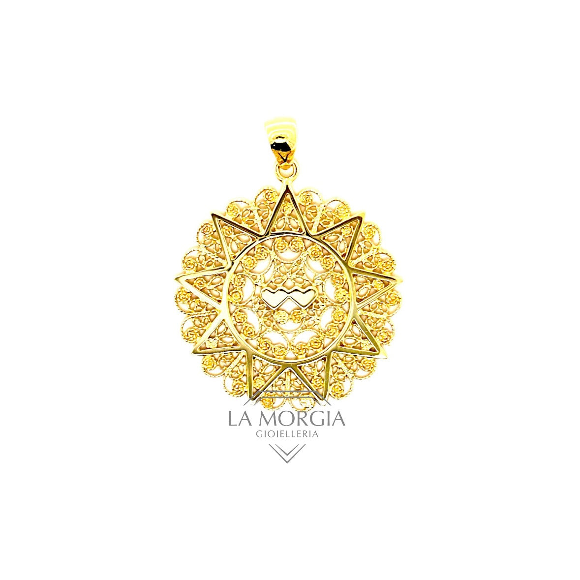 PRESENTOSA | Ciondolo Argento Dorato 925‰ diam. 3,1 cm | CI  PT03CG