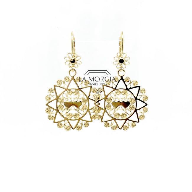 PRESENTOSA | Orecchini Argento Dorato 925‰ diam. 2,4 cm | OR PT02CGS