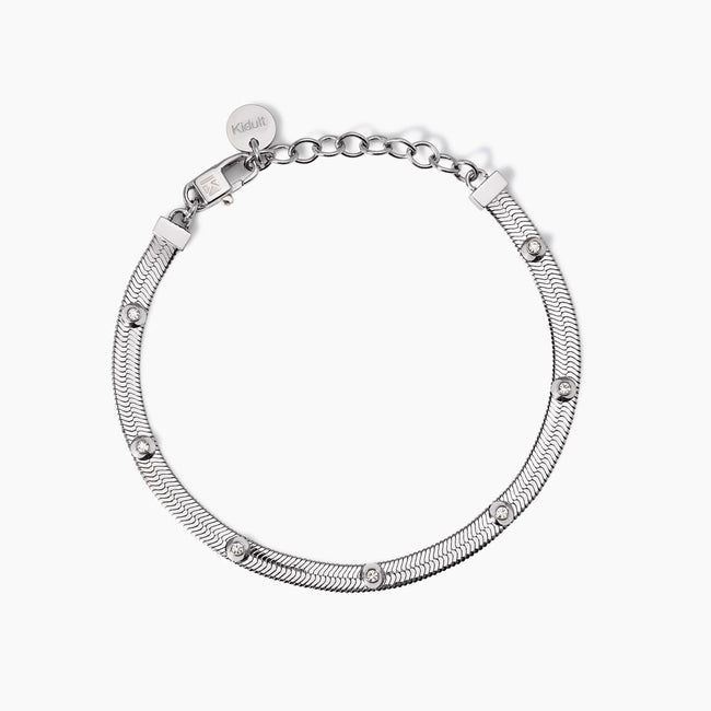 Kidult Style | Bracciale in acciaio e cristalli | 831010