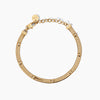Kidult Style | Bracciale in acciaio gold pvd e cristalli | 831011