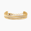 Kidult Style | Bracciale in acciaio gold pvd e cristalli | 831013