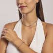 Kidult Style 11 | Bracciale tennis dorato multicolor | 831015