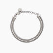 Kidult Style 07 | Bracciale con due catene e tennis | 831025