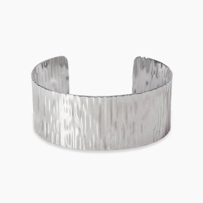 Kidult Style 23 | Bracciale bangle in acciaio martellato | 831061