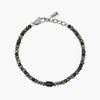 Kidult Style 40 | Bracciale regolabile con ematite e turchese verde | 831209