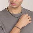 Kidult Style 40 | Bracciale regolabile con ematite e turchese verde | 831209