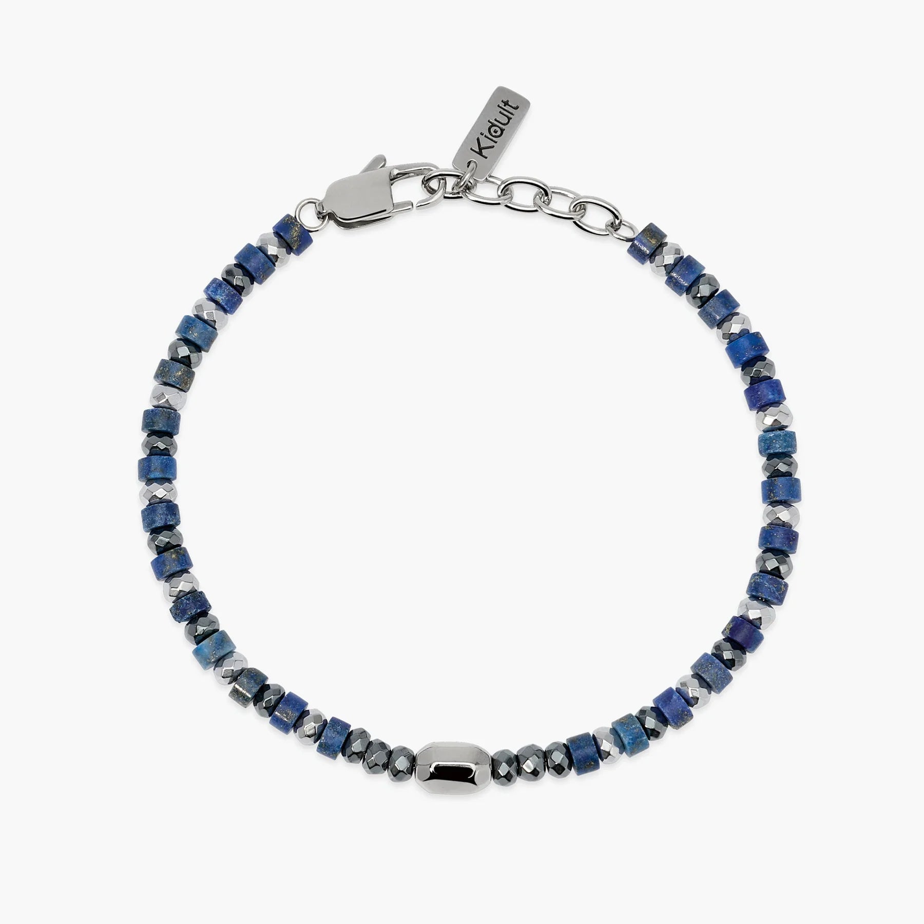 Kidult Style 40 | Bracciale regolabile con ematite e lapis | 831210