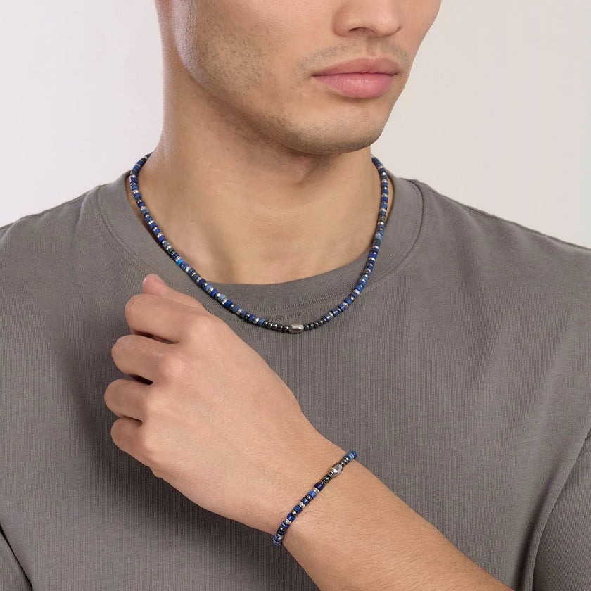 Kidult Style 40 | Bracciale regolabile con ematite e lapis | 831210