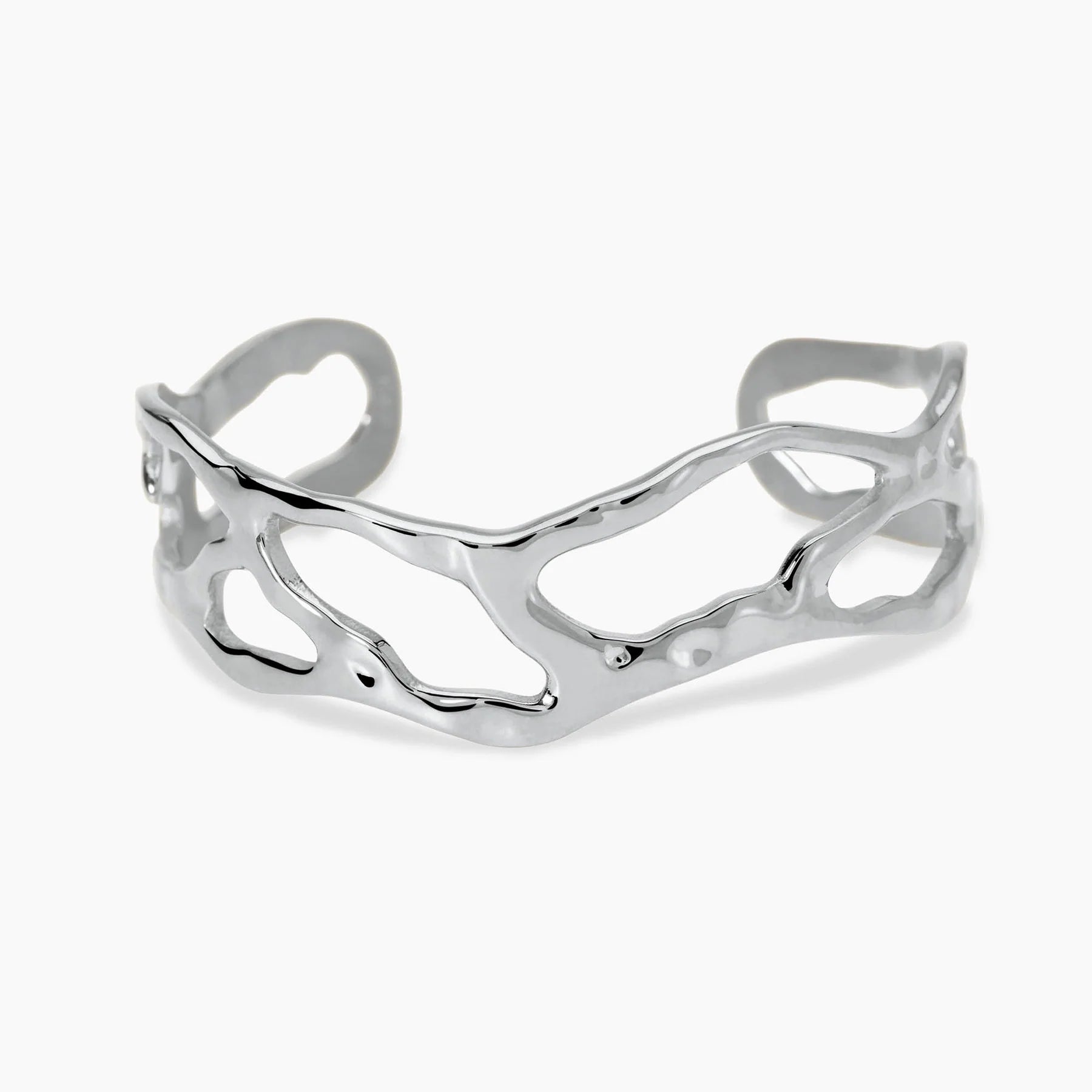 Kidult Style 73 | Bracciale cuff in acciaio martellato | 831251
