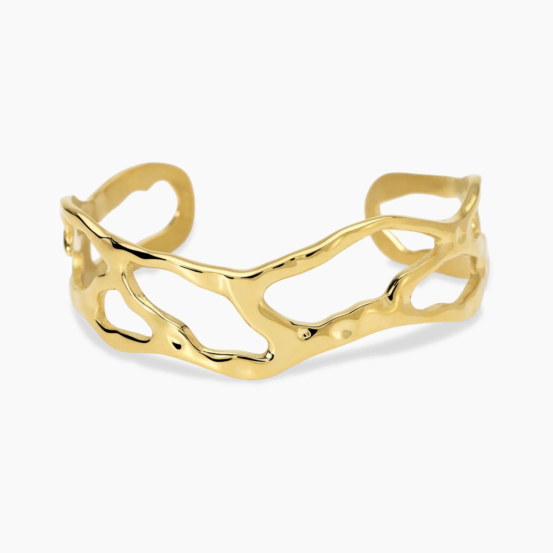 Kidult Style 73 | Bracciale cuff in acciaio dorato | 831252