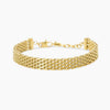 Kidult Style 72 | Bracciale regolabile dorato con catena mesh | 831253
