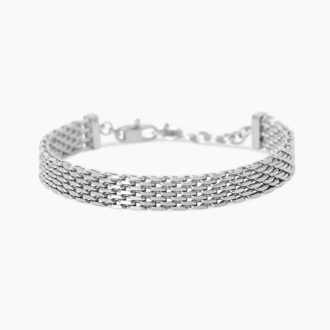 Kidult Style 72 | Bracciale regolabile con catena mesh | 831254