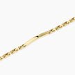 Kidult Style 21 | Bracciale uomo in acciaio dorato con piastra centrale | 831282