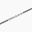 Kidult Style 63 | Bracciale in acciaio con ematite e catena marina | 831283