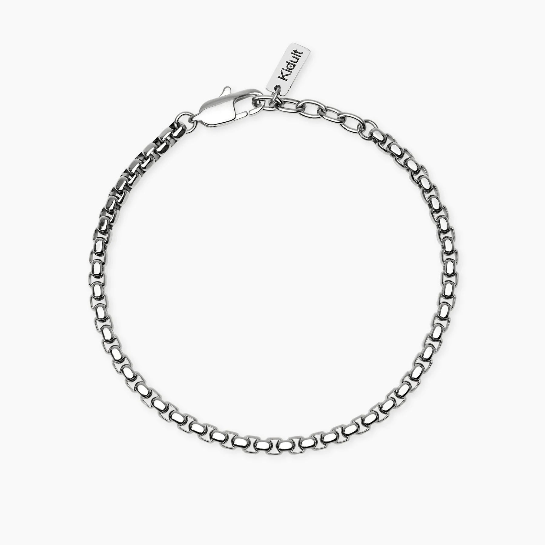 Kidult Style 57 | Bracciale uomo con catena veneta in acciaio | 831284
