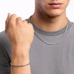 Kidult Style 57 | Bracciale uomo con catena veneta in acciaio | 831284