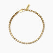 Kidult Style 57 | Bracciale uomo con catena veneta in acciaio dorato | 831285