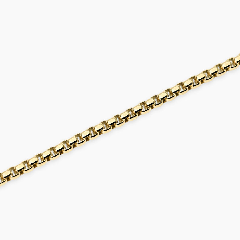 Kidult Style 57 | Bracciale uomo con catena veneta in acciaio dorato | 831285