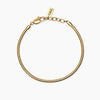 Kidult Style 59 | Bracciale uomo con catena snake in acciaio dorato | 831287