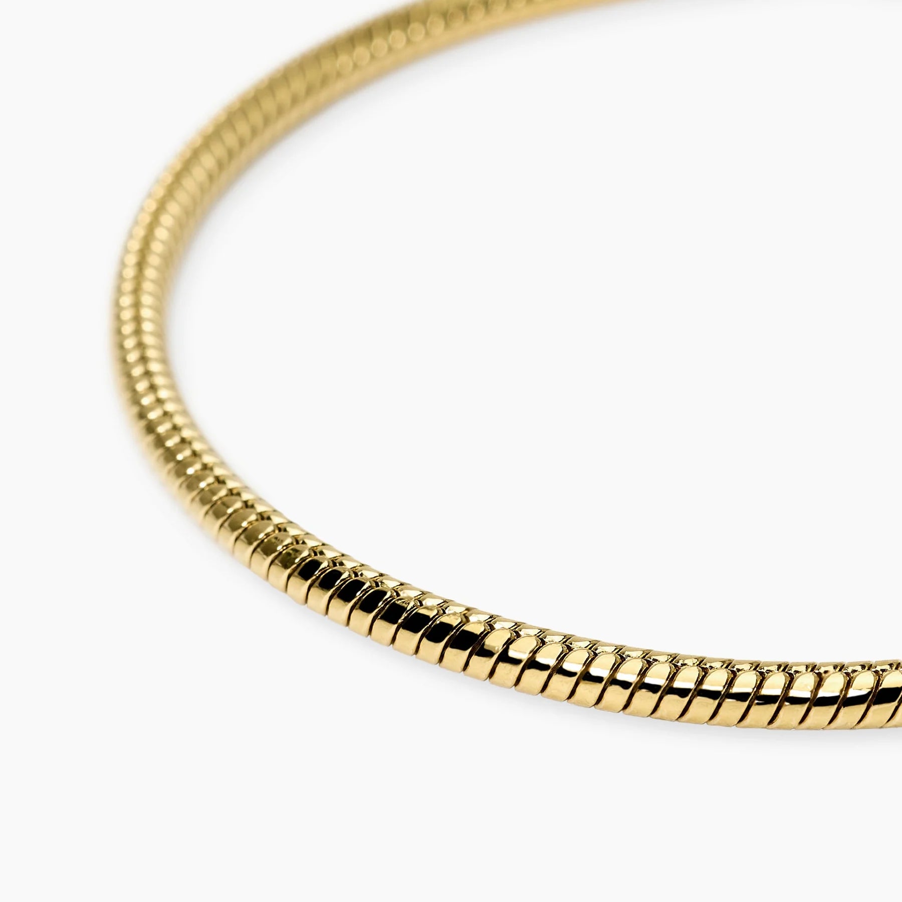 Kidult Style 59 | Bracciale uomo con catena snake in acciaio dorato | 831287