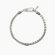 Kidult Style 62 | Bracciale uomo in acciaio con catene veneta e franco | 831288