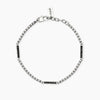 Kidult Style 64 | Bracciale in acciaio con catena veneta e cristalli | 831289