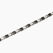 Kidult Style 61 | Bracciale uomo in acciaio con elementi lucidi e neri | 831296