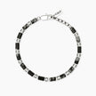 Kidult Style 65 | Bracciale uomo in acciaio con ossidiana e ematite | 831303