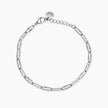 Kidult Style 93 | Bracciale in acciaio con elementi martellati | 831331