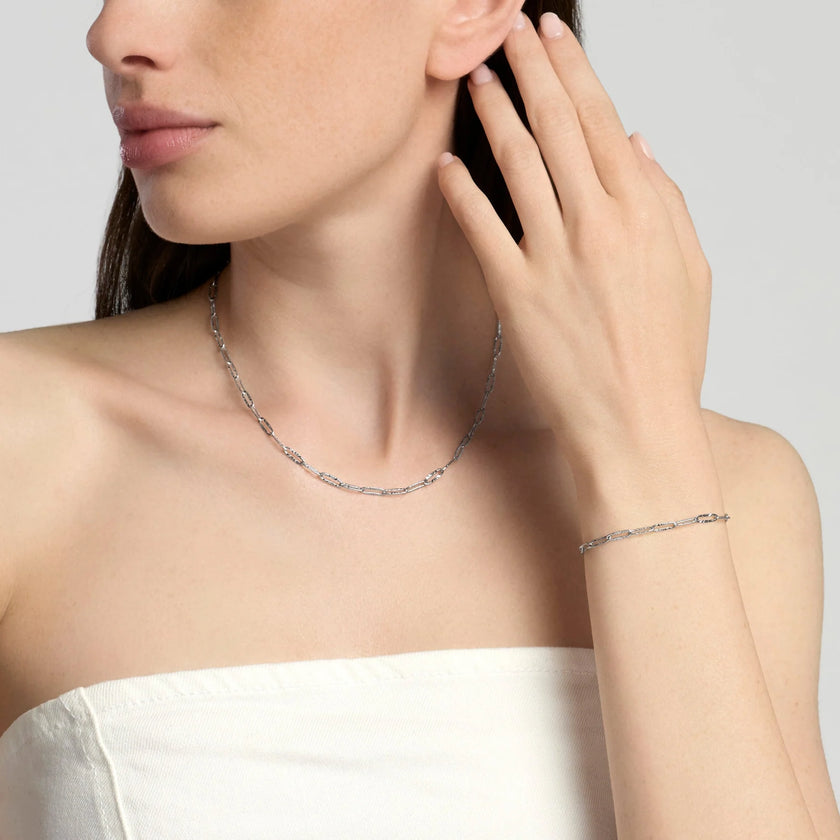 Kidult Style 93 | Bracciale in acciaio con elementi martellati | 831331