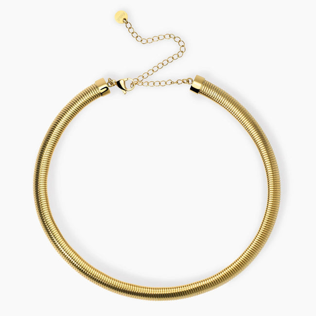 Kidult Style 13 | Girocollo dorato con catena tubogas | 851059