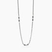 Kidult Style 03 | Collana con catena veneta in acciaio e ematite | 851082