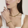 Kidult Style 72 | Girocollo regolabile dorato con catena mesh | 851142